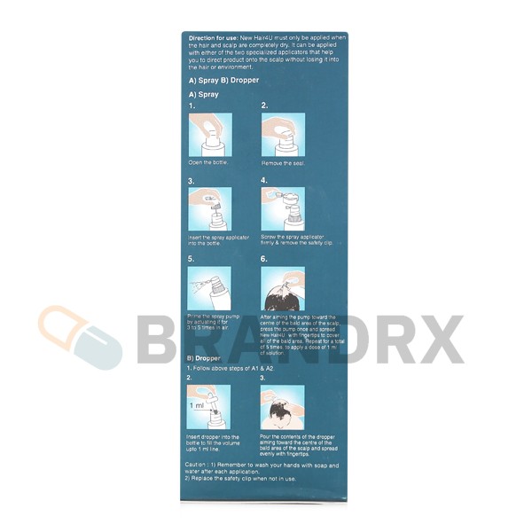 Hair4U Spray and Solution 10% Glenmark Pharmaceuticals Ltd.